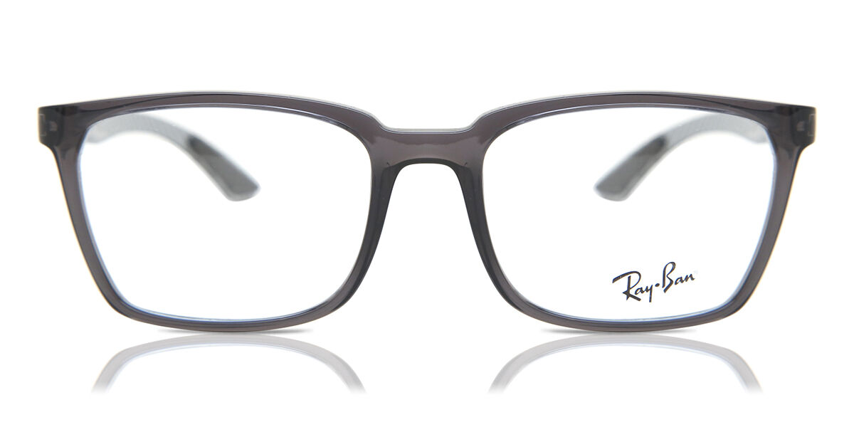 Ray-Ban RX8906 8060 Square Shiny Transparent Blue Eyeglasses