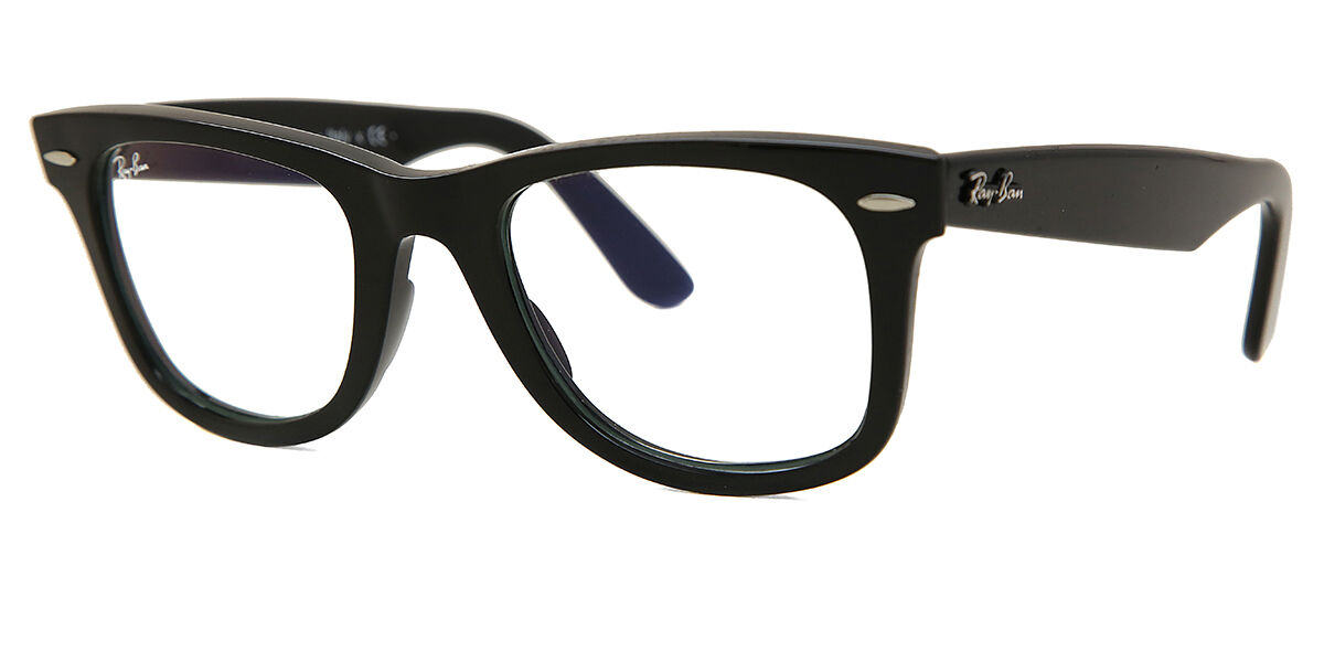 Ray-Ban RB2140 Wayfarer 901/5F Square Shiny Black Sunglasses