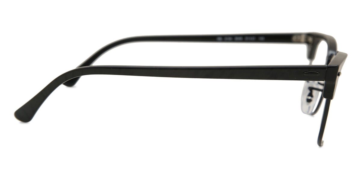 Ray-Ban RX5154 Clubmaster 8049 Browline Wrinkled Black Eyeglasses