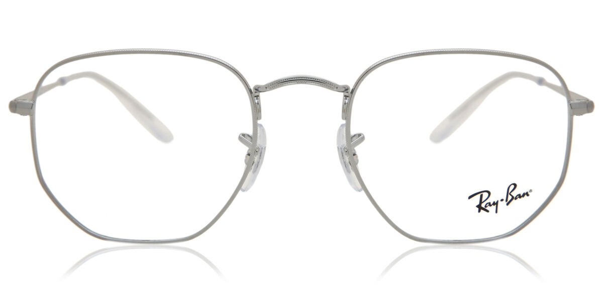 Ray-Ban RX6448 2502 Geometric Shiny Gunmetal Eyeglasses