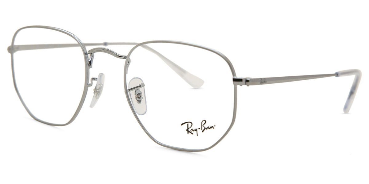 Ray-Ban RX6448 2502 Geometric Shiny Gunmetal Eyeglasses