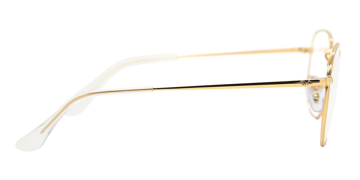 Ray-Ban RX6448 3086 Geometric Gold Eyeglasses | SmartBuyGlasses US
