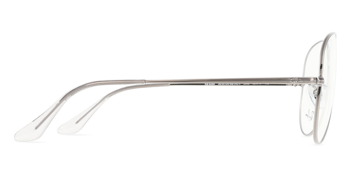 Ray-Ban RX6489 Aviator 2502 Aviator Shiny Gunmetal Eyeglasses