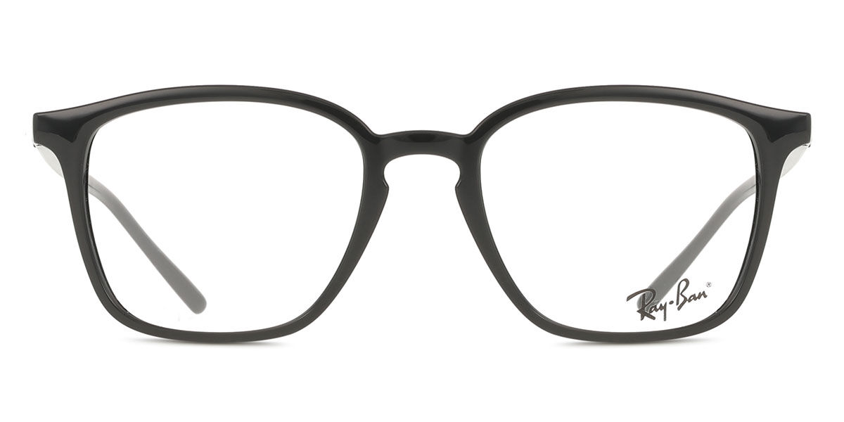 Ray-Ban RX7185 8235 Transparent Dark Blue Eyeglasses