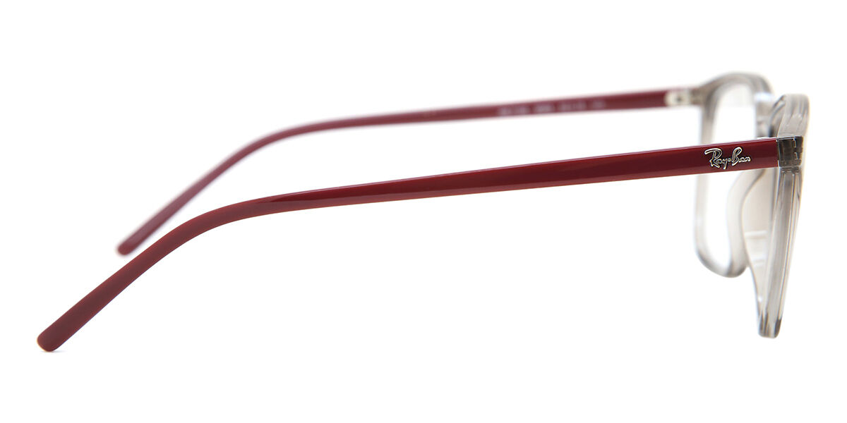 Ray-Ban RX7185 8083 Square Transparent Grey Eyeglasses