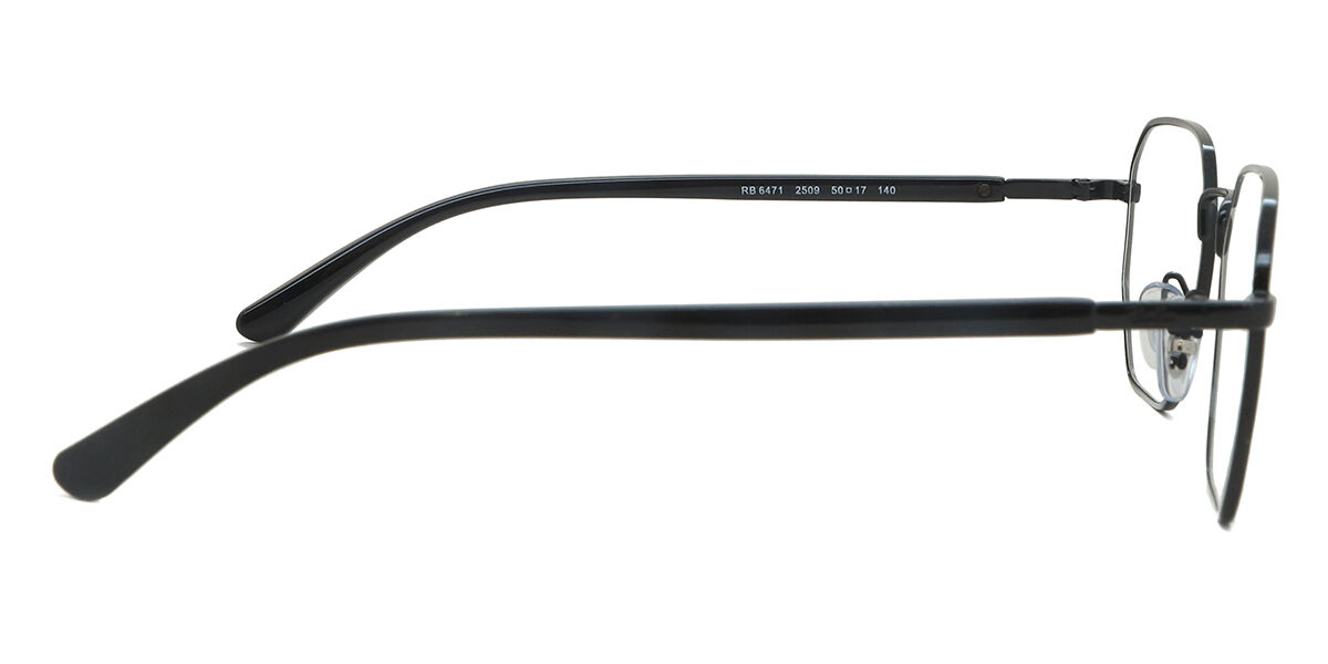 Ray-Ban RX6471 2509 Oval Black Eyeglasses | SmartBuyGlasses US