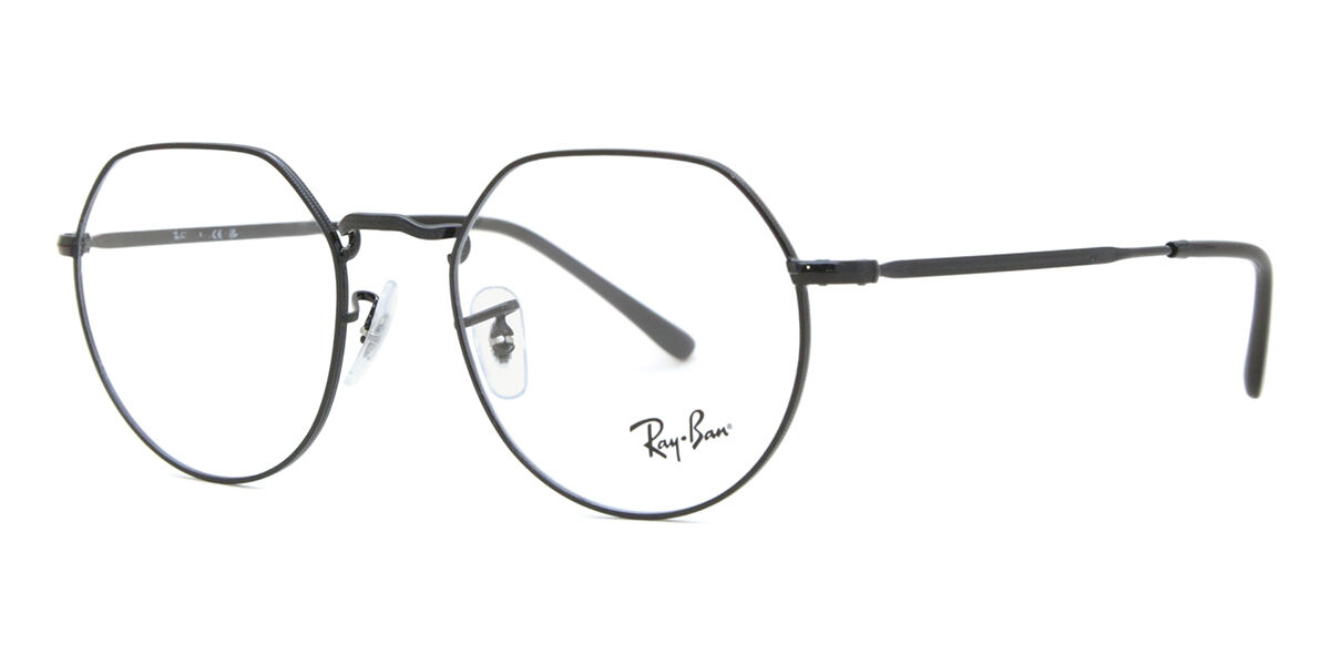 Ray-Ban RX6465F Jack Asian Fit 2509 Oval Black Eyeglasses