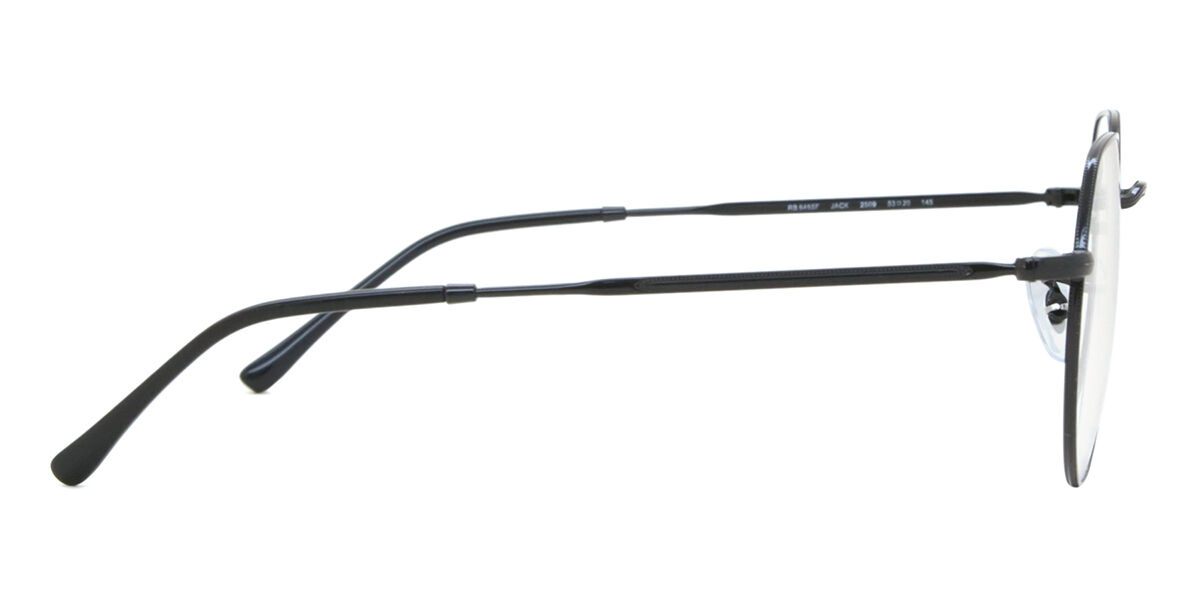 tak RAYS ② Ray-Ban RX6465F Jack Asian Fit 2509 Oval Black Eyeglasses