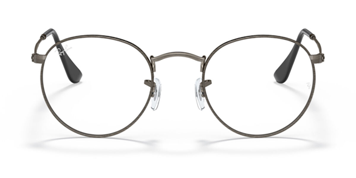 Ray-Ban RX3447V Round Metal 3118 Oval Antique Gunmetal Eyeglasses