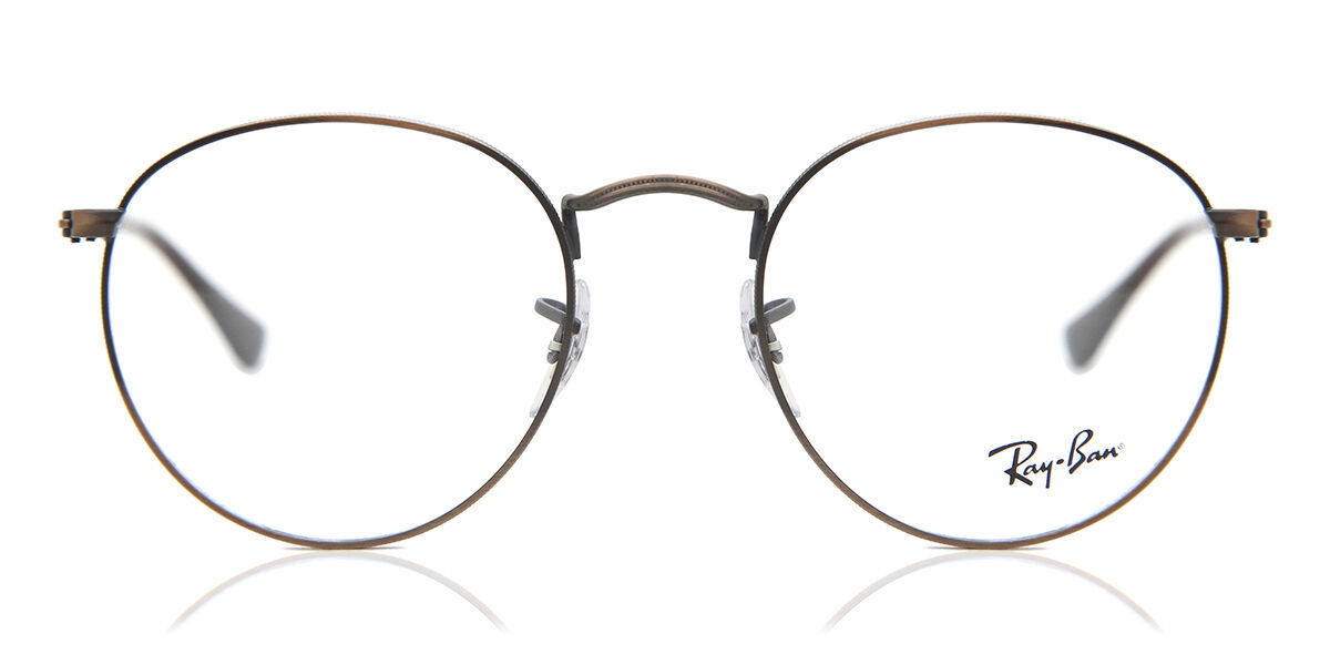 Ray-Ban RX3447V Round Metal 3120 Antique Copper Eyeglasses