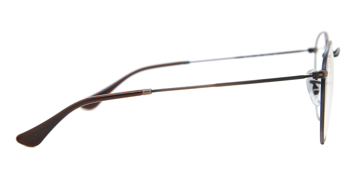 Ray-Ban RX3447V Round Metal 3120 Oval Antique Copper Eyeglasses