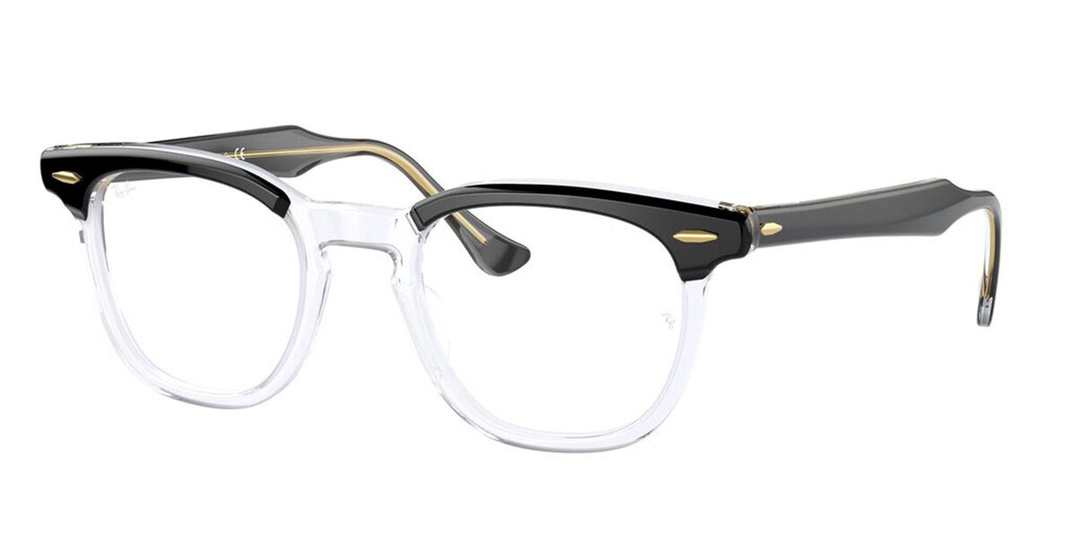Ray-Ban RX5398F Hawkeye Asian Fit 2144 Square Striped Havana