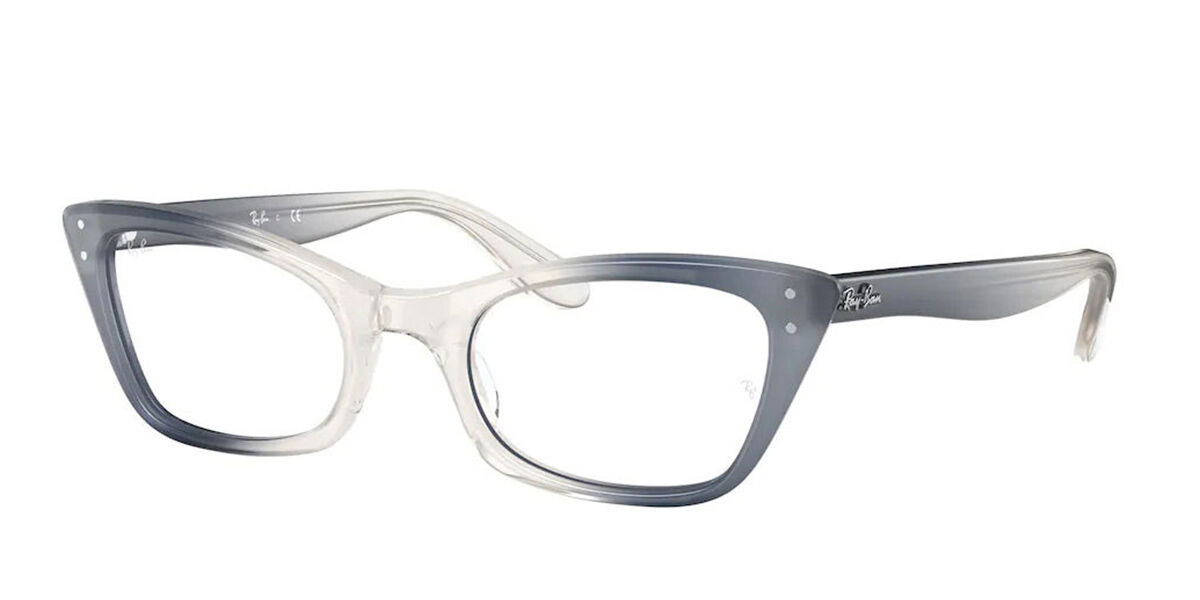 Ray-Ban RX5499 Lady Burbank 8144 Cat Eye Amber Tortoise Eyeglasses