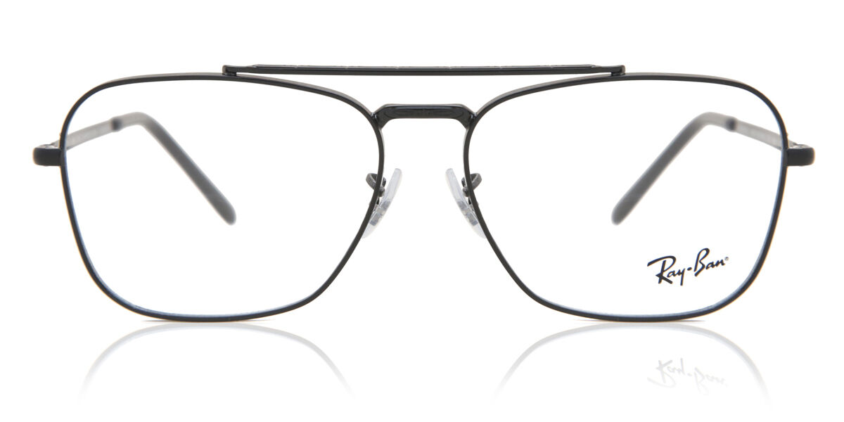 Ray-Ban RX3636V 2509 Aviator Black Eyeglasses | SmartBuyGlasses US
