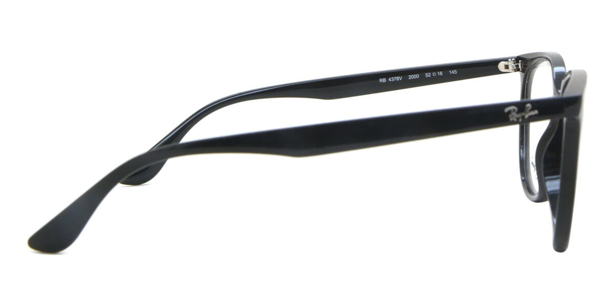 Ray-Ban RX4378V 2000 Square Black Eyeglasses | SmartBuyGlasses US Ray-Ban RX4378V 2000 Square Black Eyeglasses | SmartBuyGlasses US
