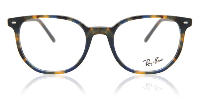 Women\'s Raybans Frame 54 19 150 tortoise blue with black Ray-Ban Eyeglasses RB 8421 3124 Carbon Fiber Blue On  main image 4