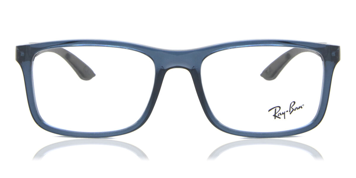 Ray-Ban RX8908 5719 Rectangle Transparent Blue Eyeglasses