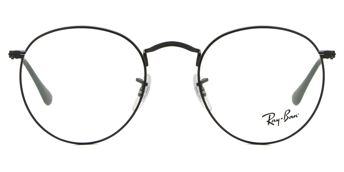 Ray-Ban RX3447V Round Metal 2509 Oval Black Eyeglasses