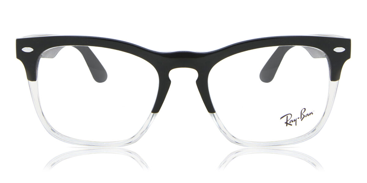 Ray-Ban RX4487V Steve 8193 Black on Clear Eyeglasses
