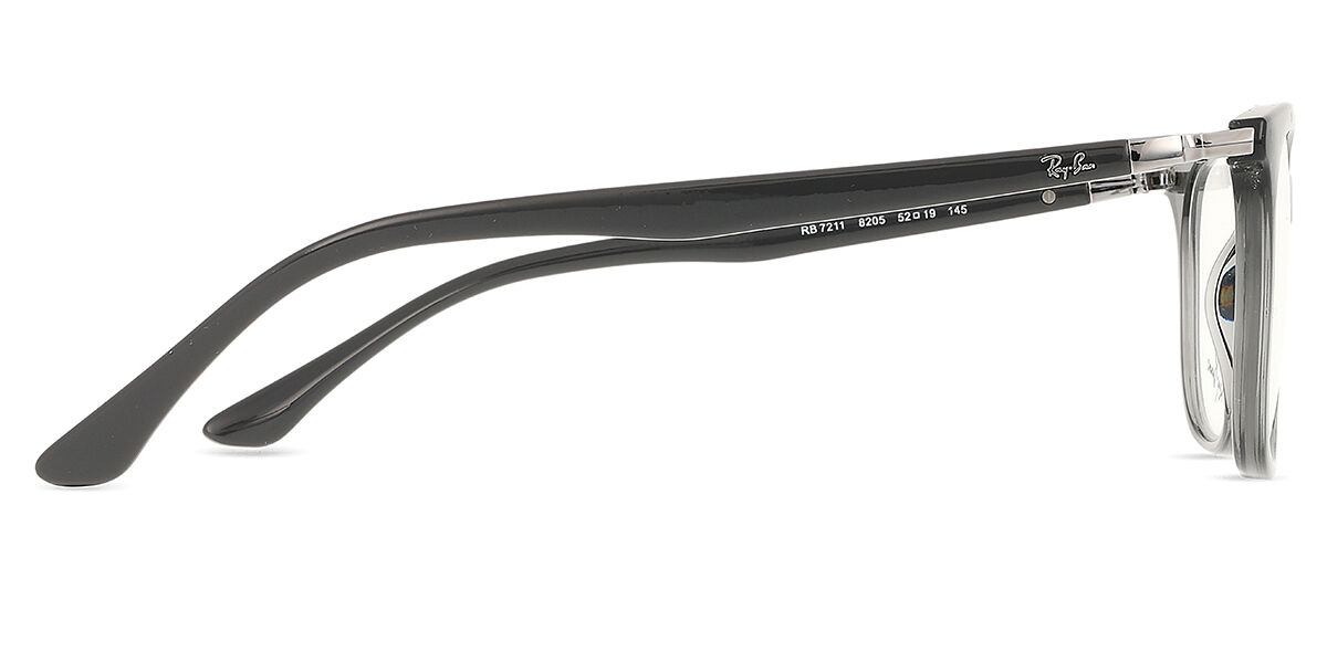 Ray-Ban RX7211 8205 Square Transparent Grey Eyeglasses