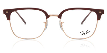 Ray-Ban Burgundy Eyeglasses - Frames Only Ray Ban Eyeglasses Frames Only RB6422 3007 Burgundy Goldtone  main image 4
