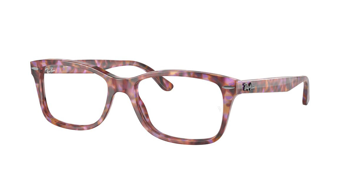 Ray-Ban RX5428F Asian Fit 2034 Black on Transparent Eyeglasses