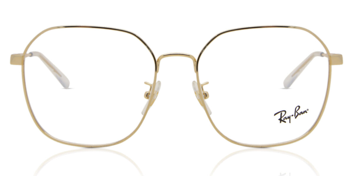 Ray-Ban RX6490D Asian Fit 2501 Geometric Silver Eyeglasses