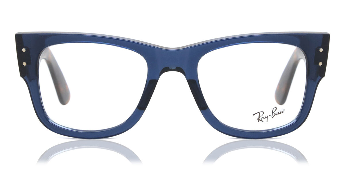 Ray-Ban RX0840V Mega Wayfarer 8296 Square Transparent Dark Blue