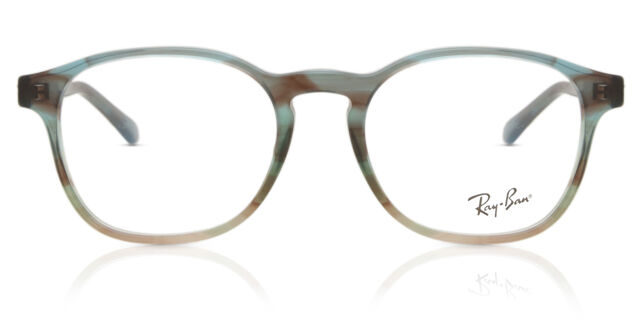 Ray-Ban RB5417 8252 Multicolor Blue Translucent FRAMES 52-19-145 Excellent Cond Ray-Ban Eyeglasses Frame Only RB5417 8252 Multicolor Blue  main image 4