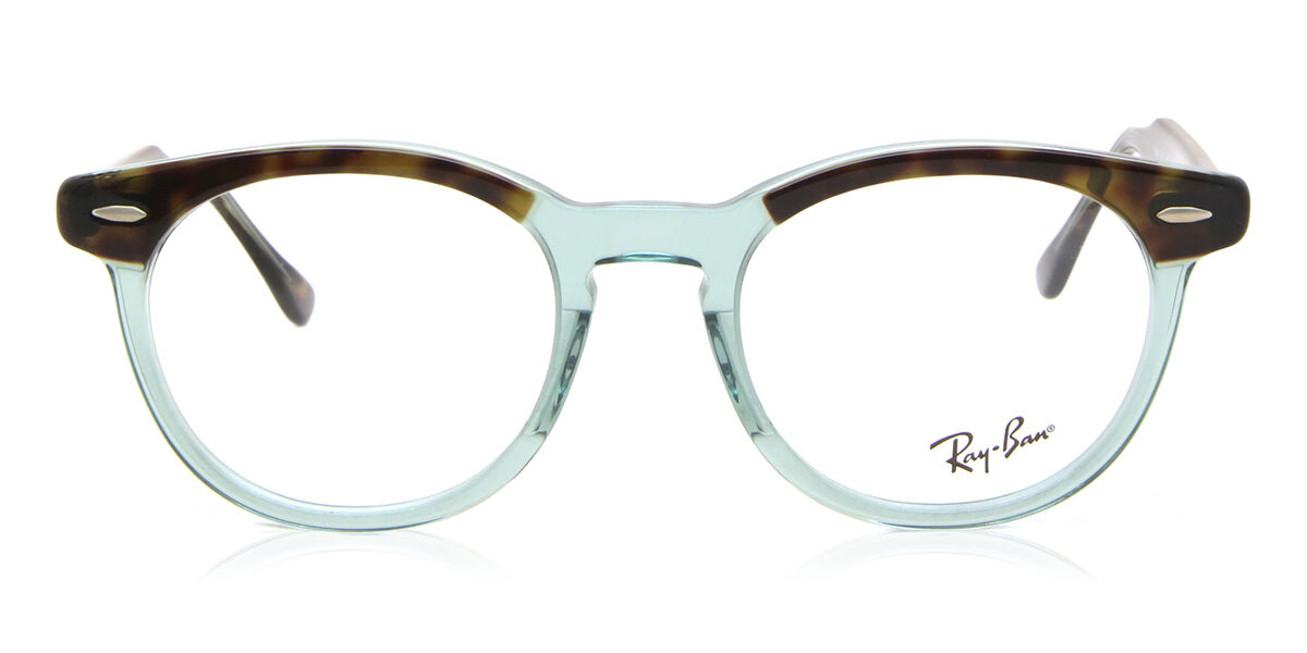 Ray-Ban RX5598 Eagle Eye 8249 Oval Tortoise on Transparent Green