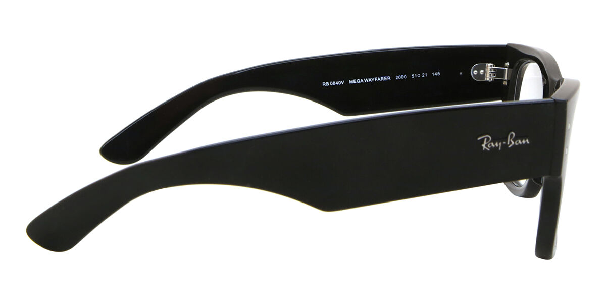 Ray-Ban RX0840V Mega Wayfarer 2000 Square Black Eyeglasses