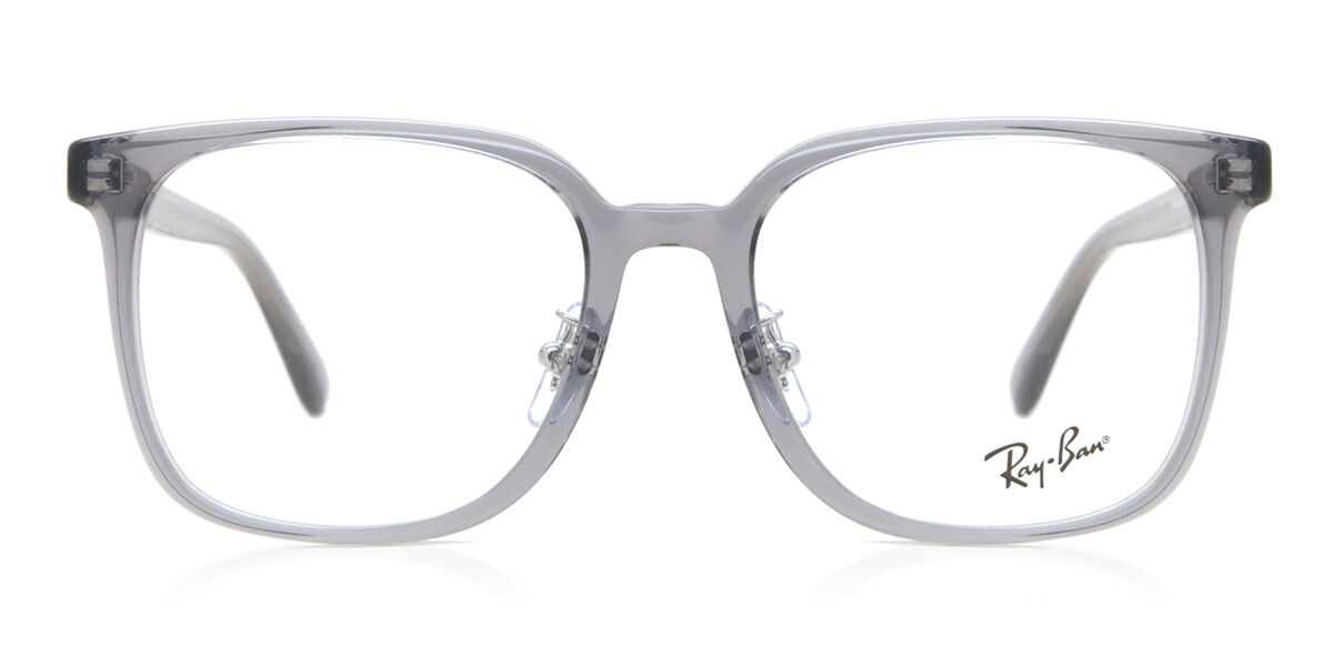 Ray-Ban RX5419D Asian Fit 8268 Square Transparent Grey Eyeglasses