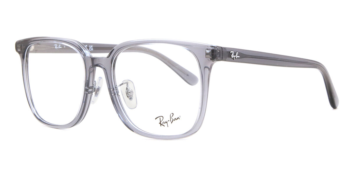 Ray-Ban RX5419D Asian Fit 8268 Square Transparent Grey Eyeglasses