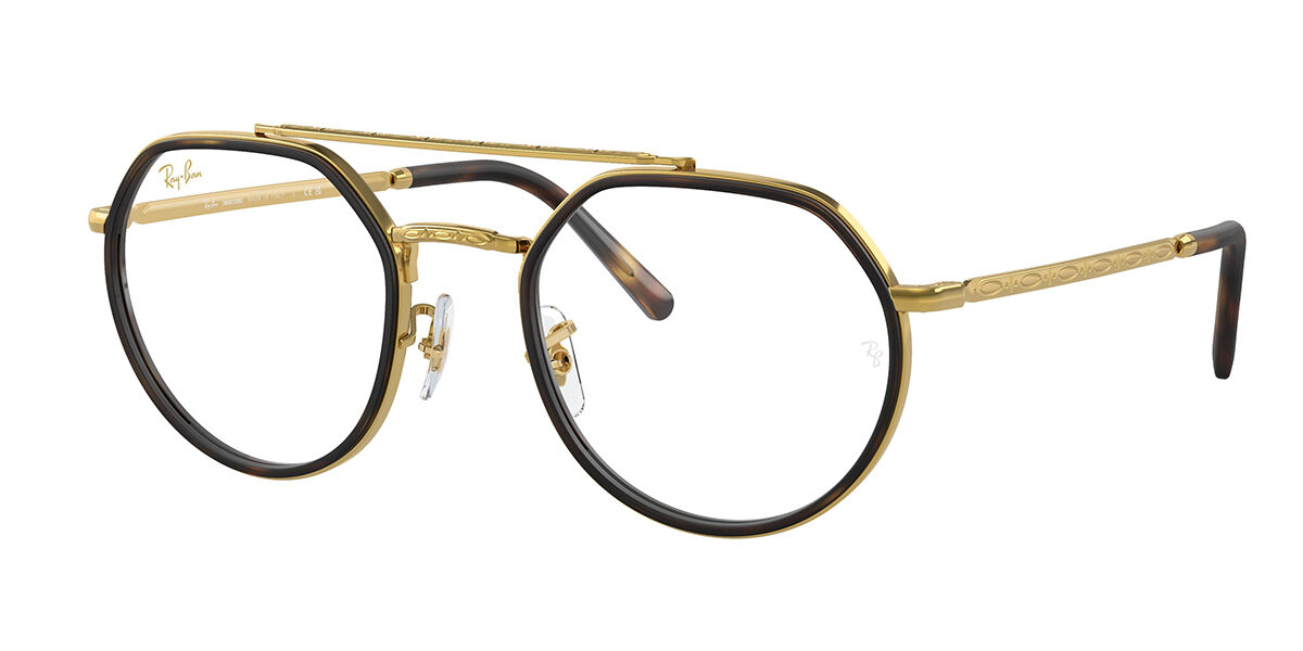 Ray-Ban RB3765 9196GI Aviator Gold/Black Eyeglasses