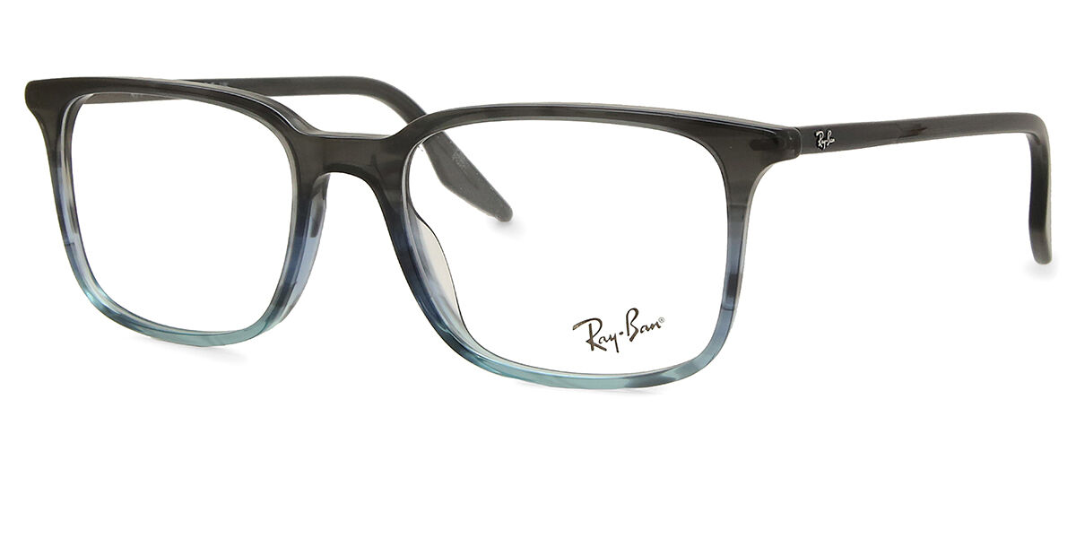 Ray-Ban RX5421 8254 Rectangle Blue/Grey Stripes Eyeglasses