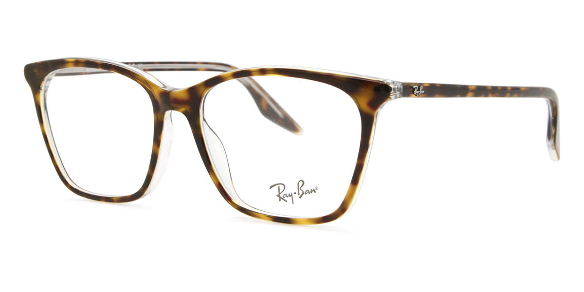 Ray-Ban RX5422 5082 Tortoise on Transparent Eyeglasses