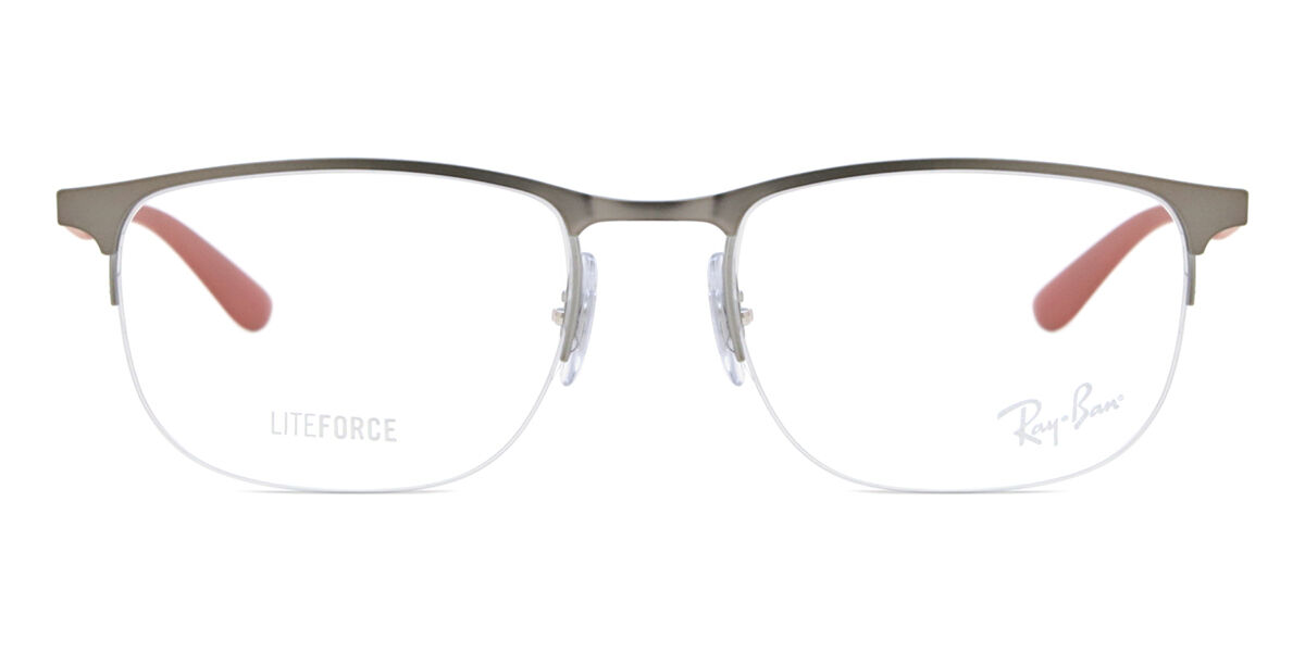 【レインボーオブシディアン】 プレナイト マクラメ 蝋引き Ray-Ban RX6513 3135 Rectangle Gunmetal Eyeglasses | SmartBuyGlasses US