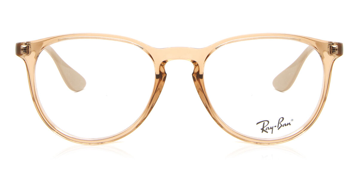 Ray-Ban RX7046 Erika 8339 Oval Transparent Brown Eyeglasses