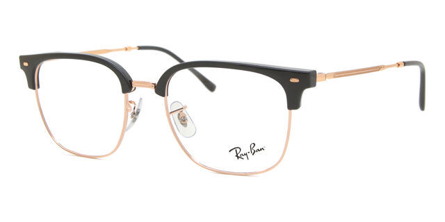 Ray-Ban RX7216 New Clubmaster 8322 Browline Dark Grey on  display picture 3