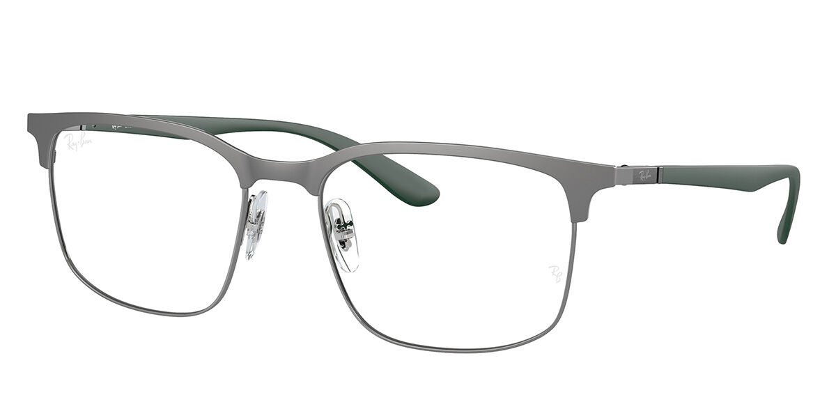 Ray-Ban RX6518 2620 Square Gunmetal on Gunmetal Eyeglasses