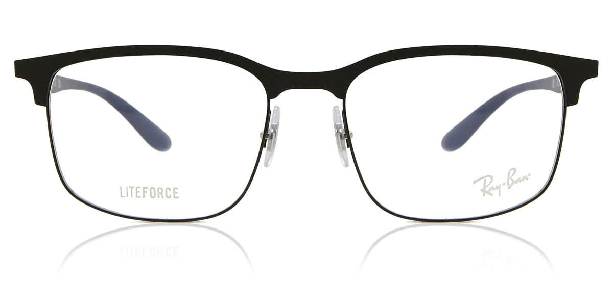 Ray-Ban RX6518 3171 Square Black on Black Eyeglasses