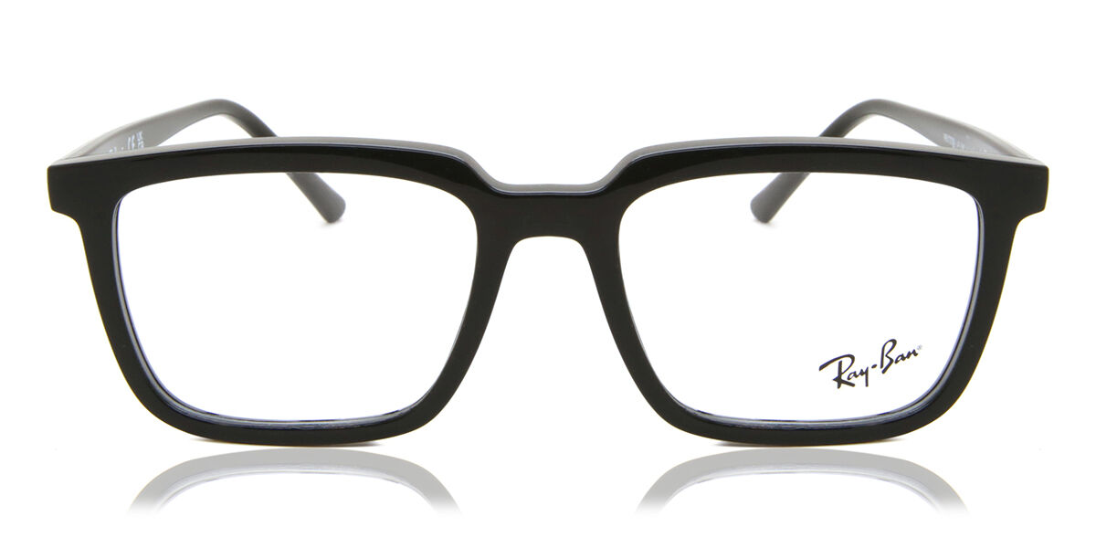 Ray-Ban RX7239 Alain 2000 Rectangle Black Eyeglasses