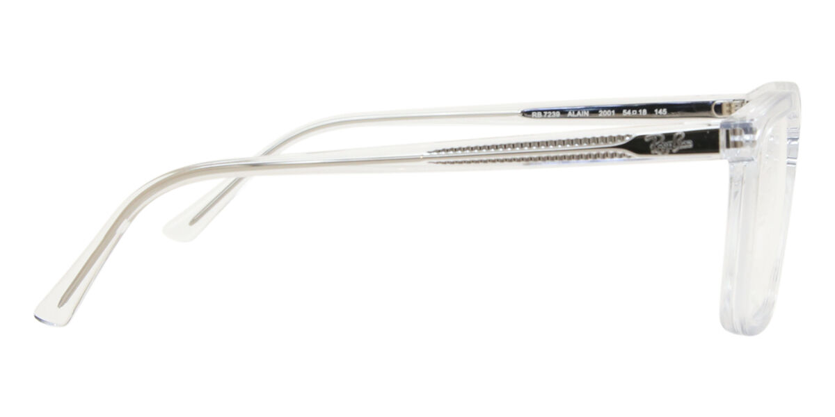 Ray-Ban RX7239 Alain 2001 Rectangle Clear Eyeglasses