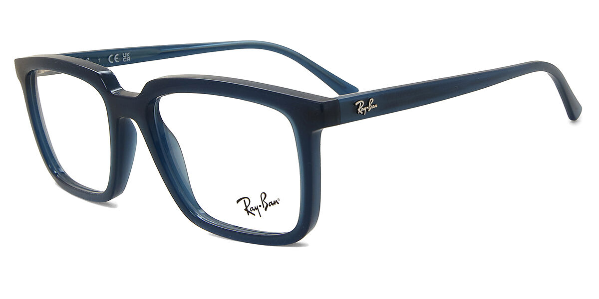 Ray-Ban RX7239 Alain 8256 Rectangle Matte Blue Eyeglasses