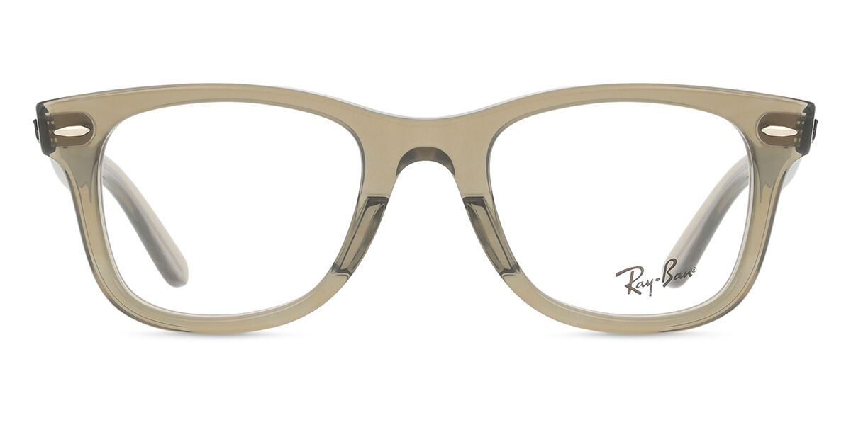 Ray-Ban RX4340V Wayfarer Ease 8224 Square Transparent Olive Green