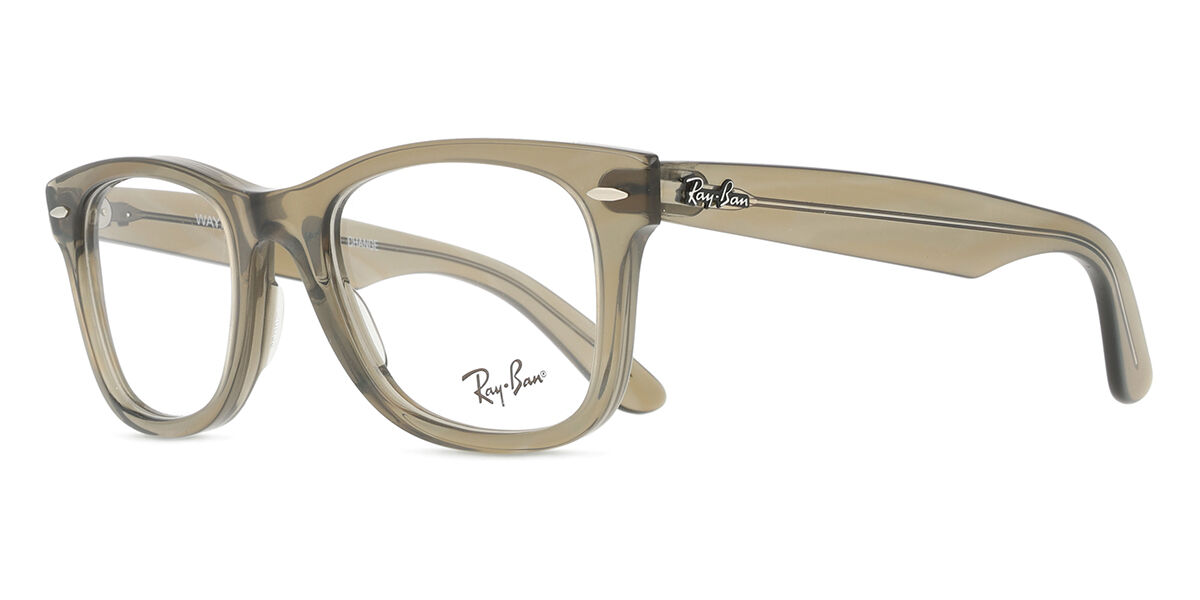 Ray-Ban RX4340V Wayfarer Ease 8381 Square Transparent Striped Grey