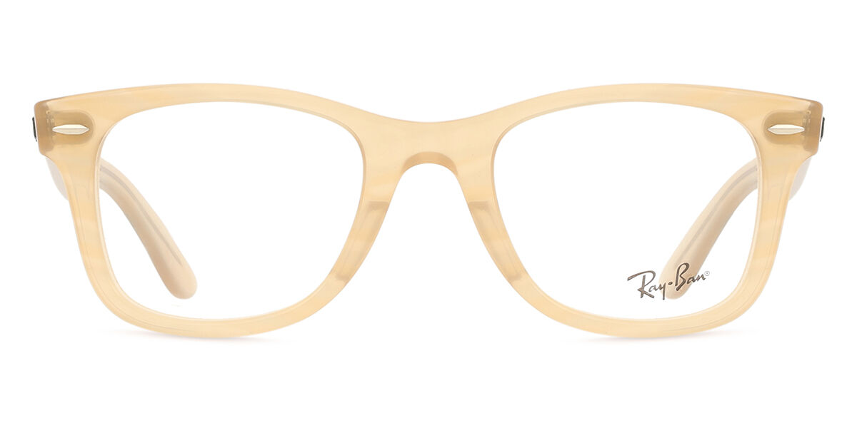 Ray-Ban RX4340V Wayfarer Ease 8383 Square Transparent Striped