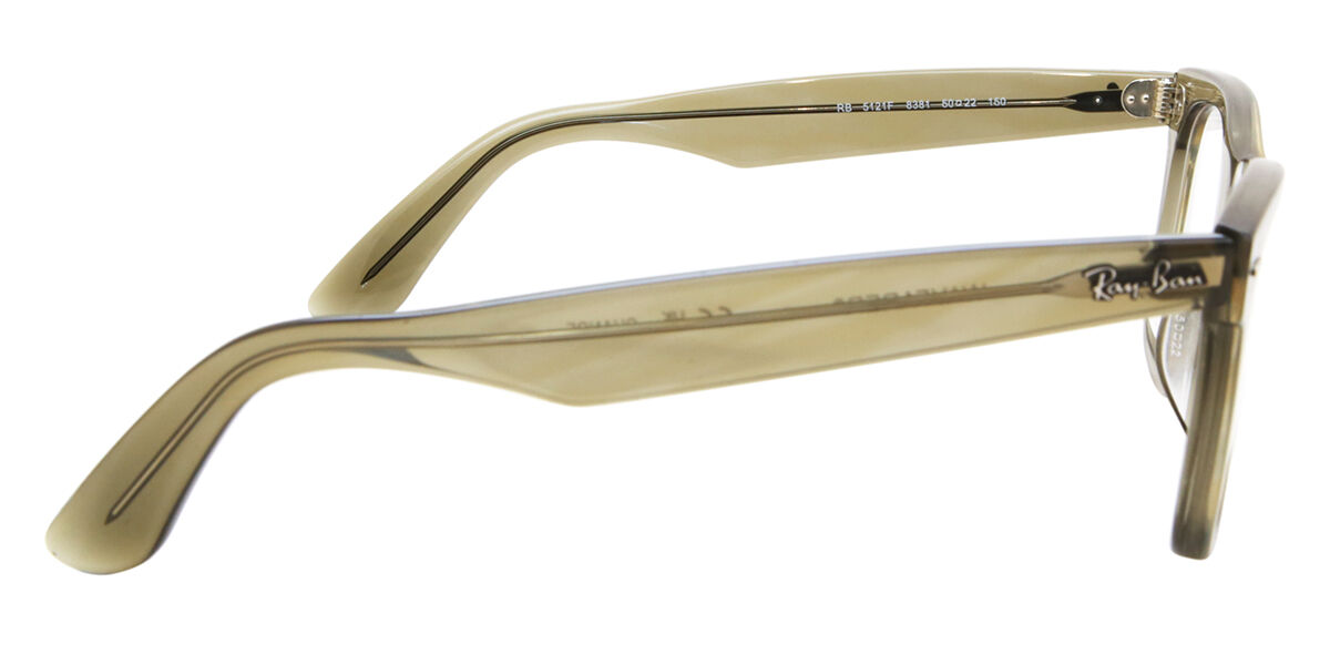 Ray-Ban RX5121F Wayfarer Asian Fit 8381 Square Transparent