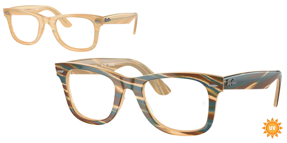 Ray-Ban RX5121F Wayfarer Asian Fit 8383 Square Transparent