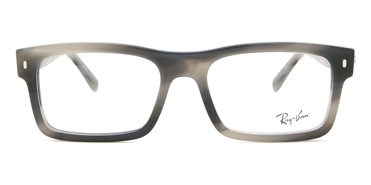 Ray-Ban RX5435F Asian Fit 2000 Rectangle Black Eyeglasses
